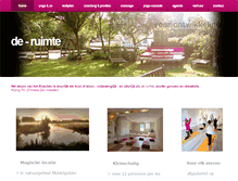 Tablet Screenshot of de-ruimte.net